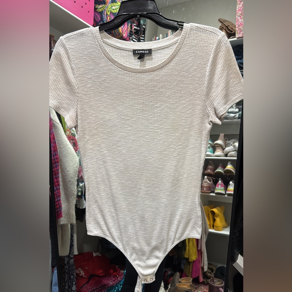 Express Women's Bodysuit Collection - White, Yellow, Black, Pink, Olive, Gray - Picture 8 of 10